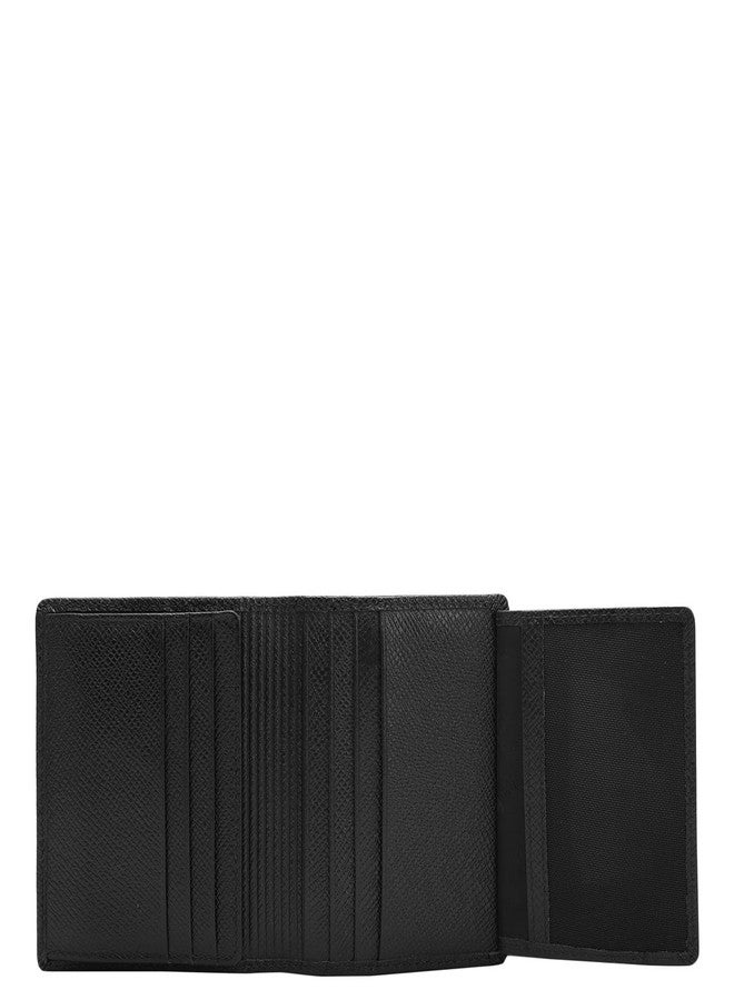 Da Milano Leather Card Holder for Men & for Women - Black - Image 5